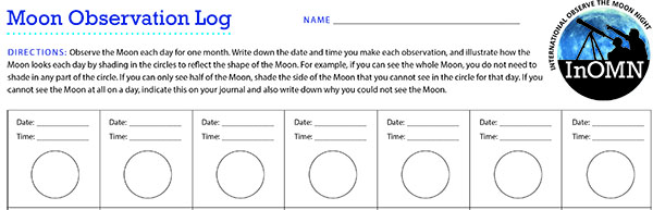 Moon Observation Log