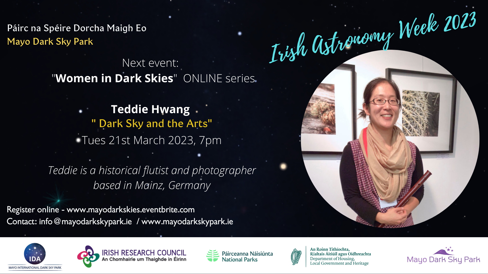 Women in Dark Skies 2023 / Irish Astronomy Week – Teddie Hwang