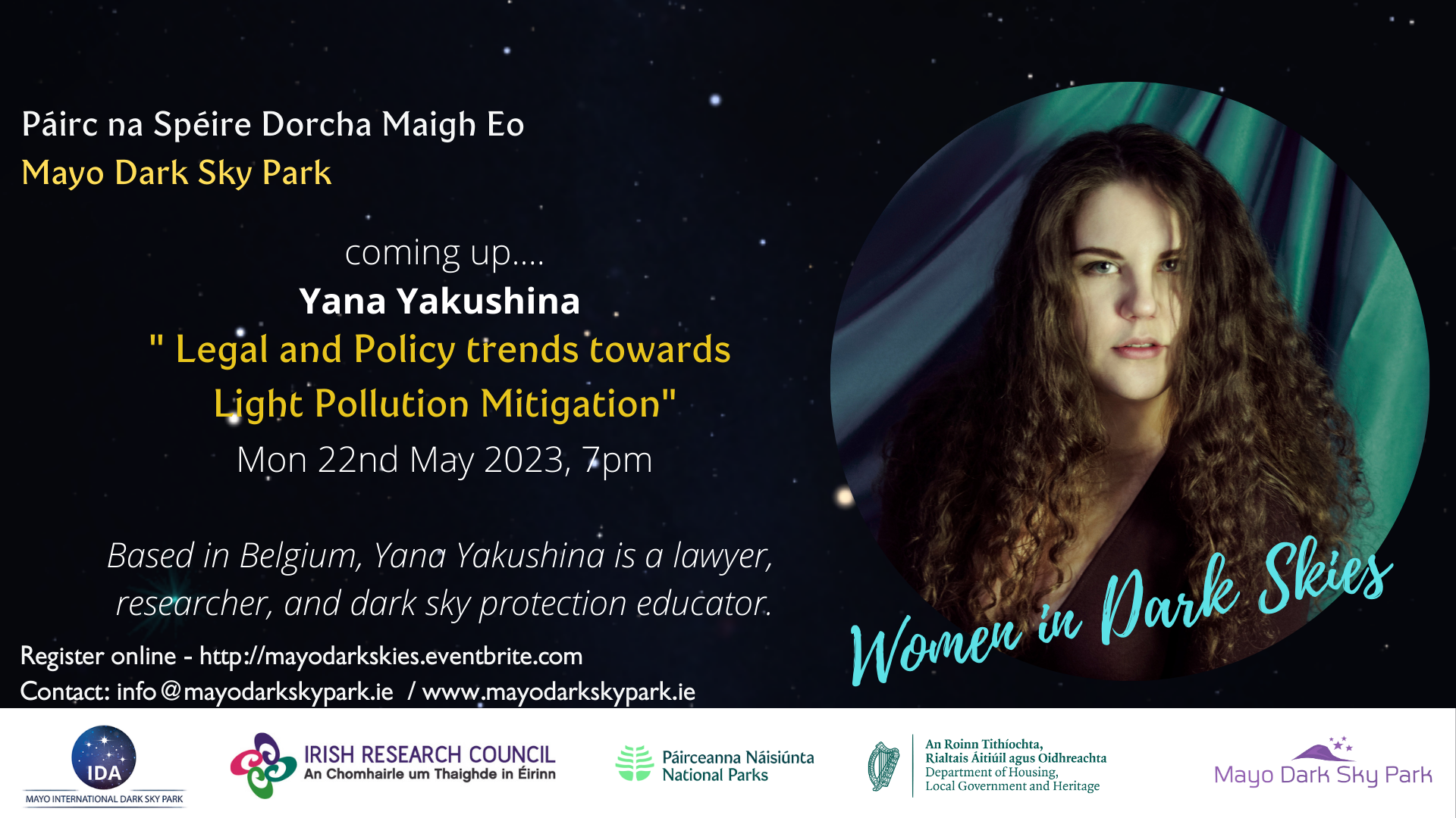 Women in Dark Skies – Women in Dark Skies – Next speaker Yana Yakushina
