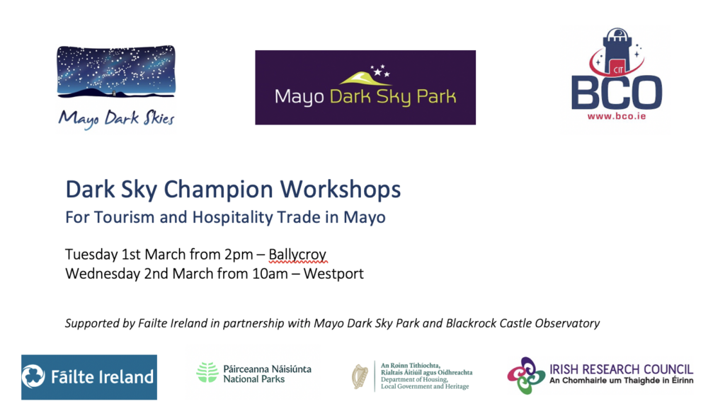 Dark Sky Champion Workshops