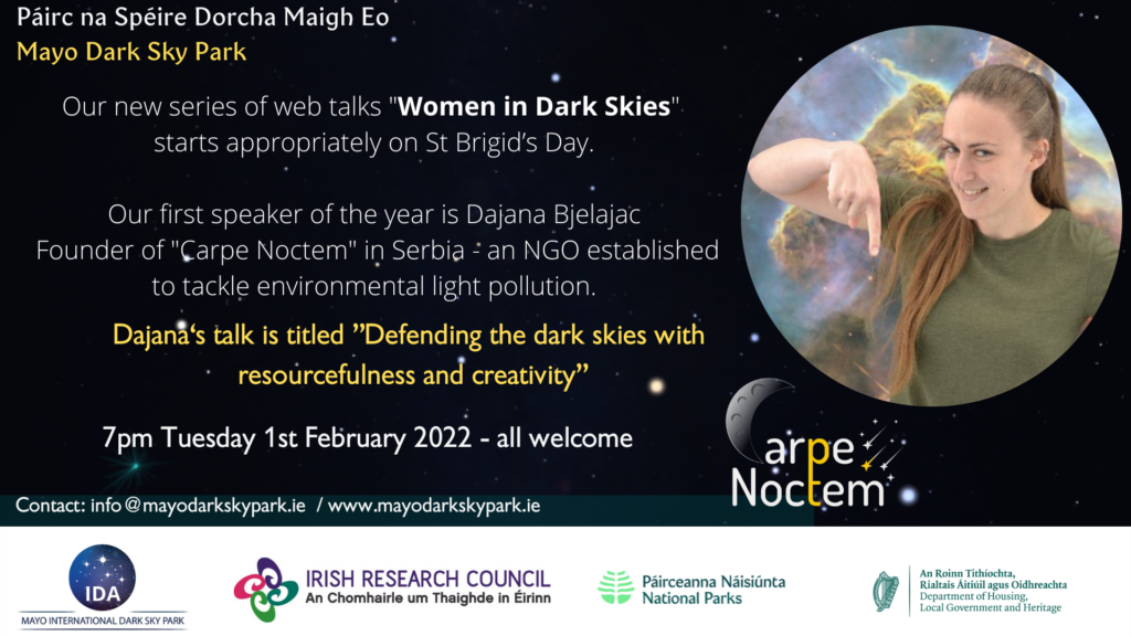 Women in Dark Skies Banner