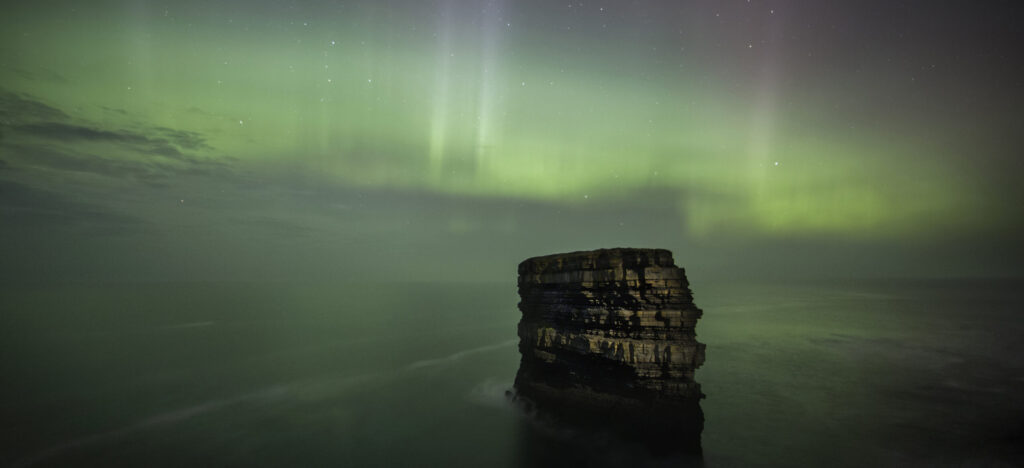 Dún Briste Aurora by Brian Wilson