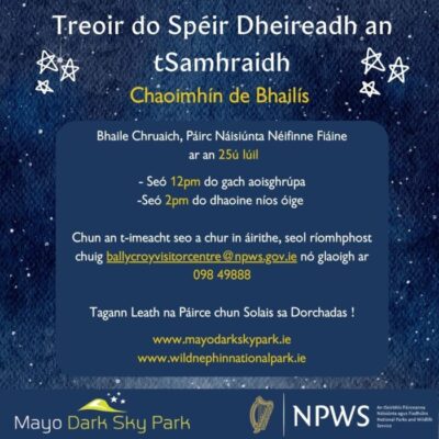 Treoir do Spéir Dheireadh an tSamhraidh/ A Guide to the Late-Summer Sky
