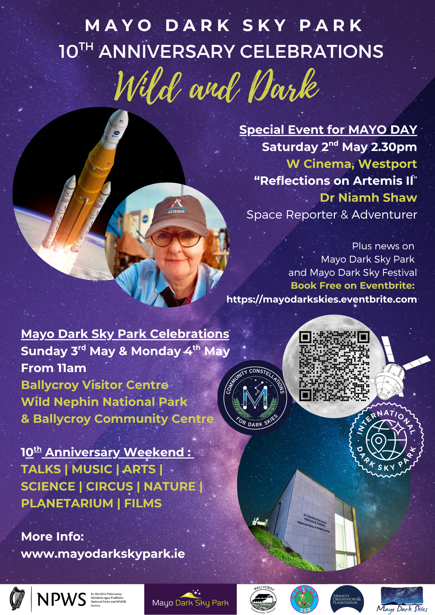 Celebrating our 10 year Anniversary as a Gold Tier International Dark Sky Park! 2nd-4th May, 2026